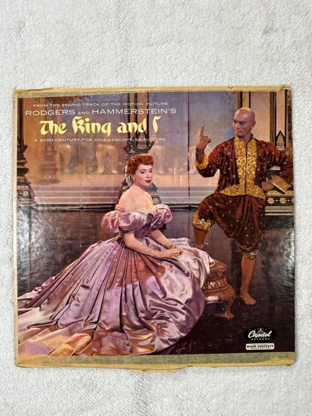 Rodgers & Hammersteins The King And I Motion Picture Soundtrack Vinyl LP 1956